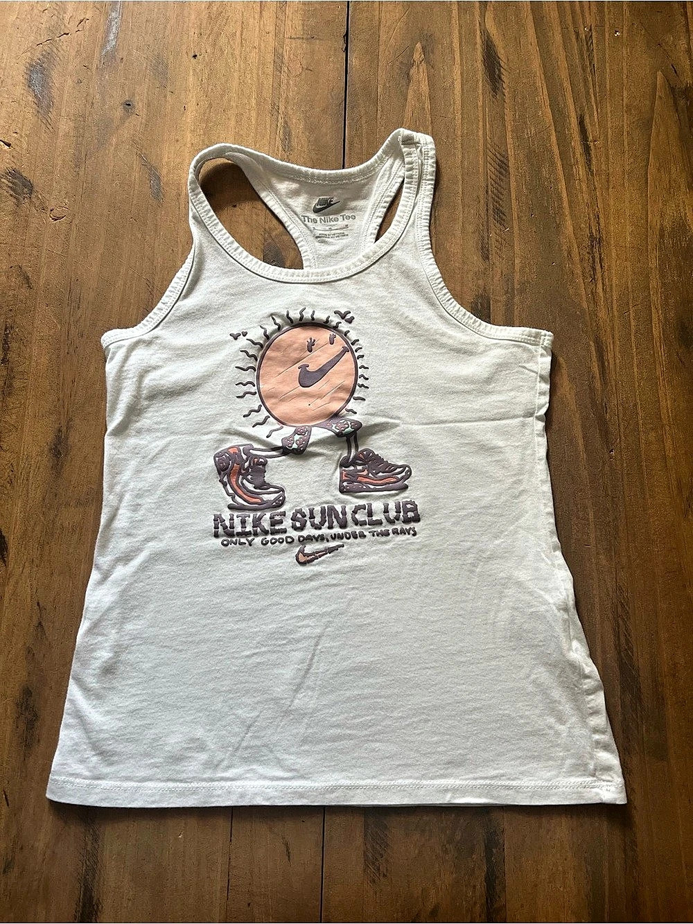 100% Cotton Nike Sun Club Only Good Days Under The Rays Girl’s Tank Top
